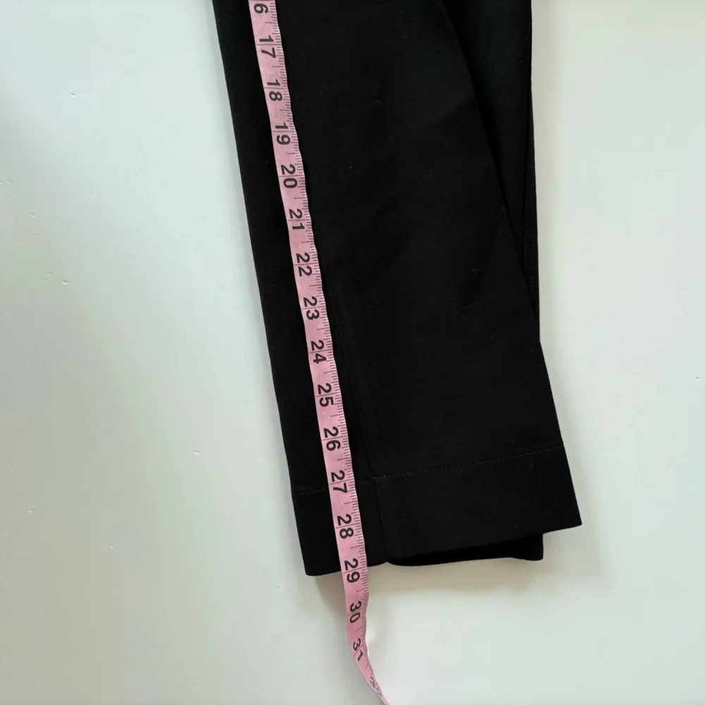 Tory Burch || Wool Blend Crepe‎ Trousers Pants Black 6